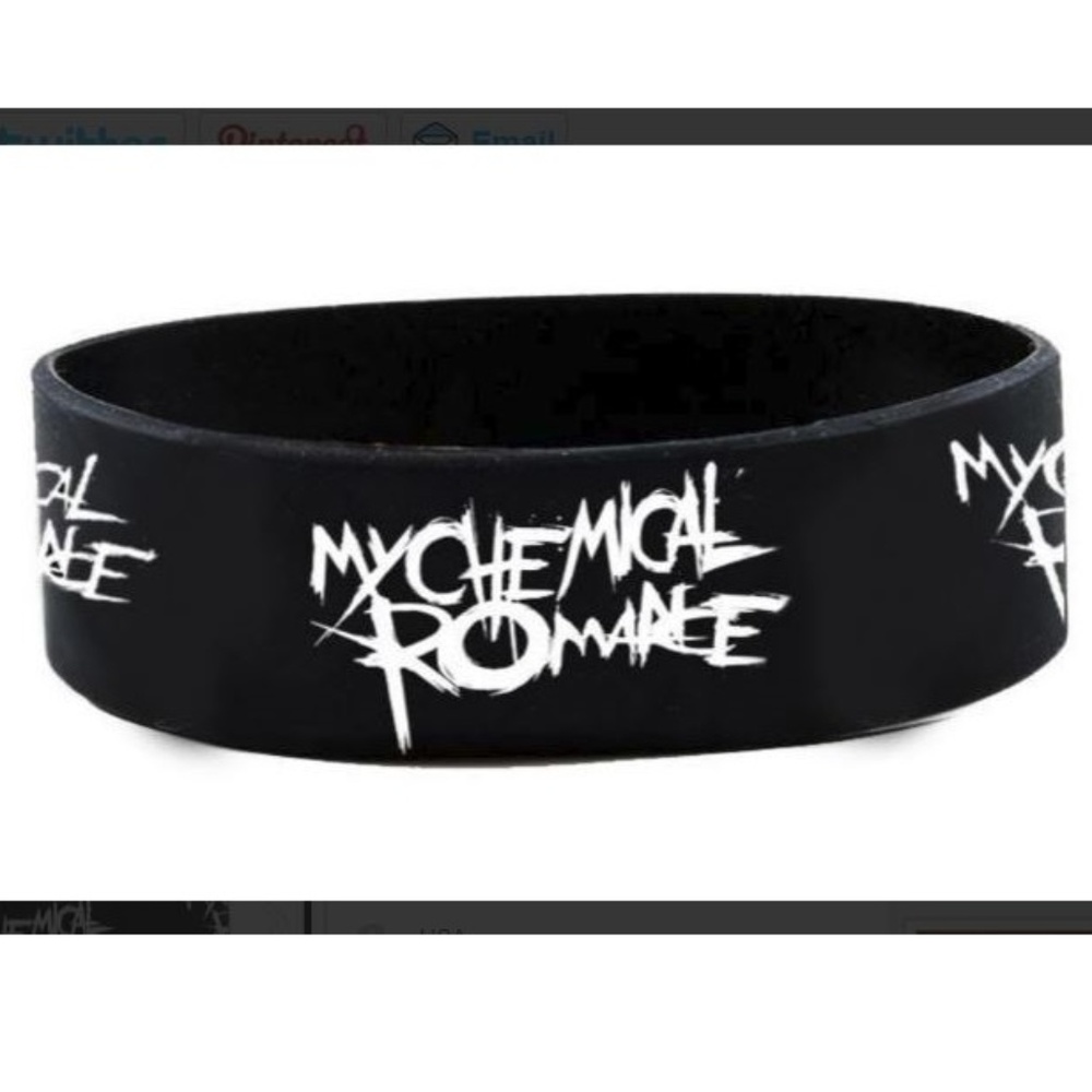 1 NEW MY CHEMICAL ROMANCE BRACELET BAND WRISTBAND